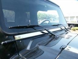 JEEP WRANGLER 2dr QAA Stainless 1pcs Windshield Accent WT45090