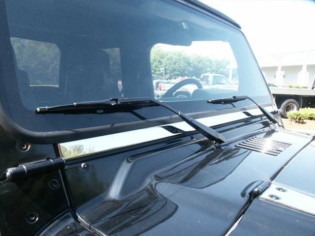 JEEP WRANGLER 2dr QAA Stainless 1pcs Windshield Accent WT45090