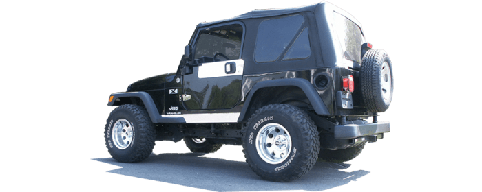 JEEP WRANGLER 2dr QAA Stainless 1pcs Windshield Accent WT45090 thumbnail 2