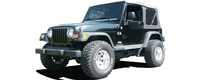 JEEP WRANGLER 2dr QAA Stainless 1pcs Windshield Accent WT45090 thumbnail 3