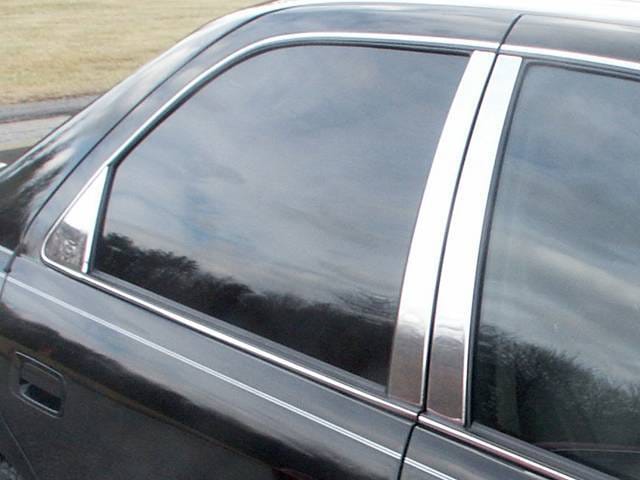 TOYOTA CAMRY 4dr QAA Stainless 6pcs Pillar Trim PP97131