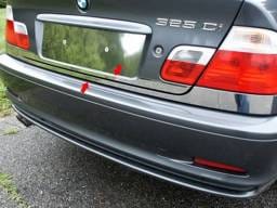 BMW 3 SERIES 2dr QAA Stainless 2pcs Rear Deck Accent RD25900