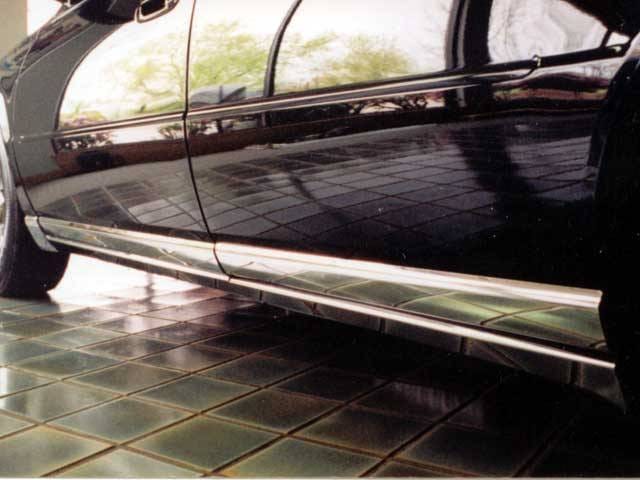 CADILLAC SEVILLE 4dr QAA Stainless 8pcs Rocker Panel Trim TH38236