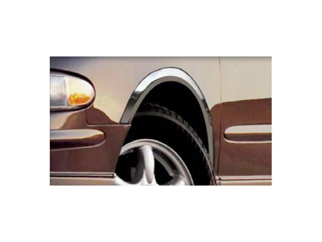 BUICK REGAL 4dr QAA Molded Stainless 4pcs Wheel Well Fender Trim WZ38575