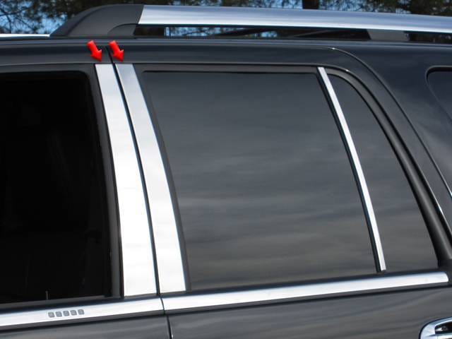 LINCOLN NAVIGATOR 4dr QAA Stainless 4pcs Pillar Trim PP37383 thumbnail 6