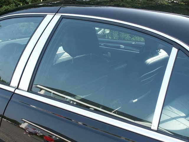 LINCOLN TOWN CAR 4dr QAA Stainless 6pcs Pillar Trim PP38681 thumbnail 3