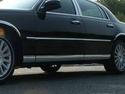 LINCOLN TOWN CAR 4dr QAA Stainless 8pcs Rocker Panel Trim TH38680