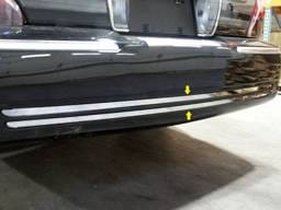 MERCURY GRAND MARQUIS 4dr QAA Stainless 2pcs Rear Bumper Accent RB38480