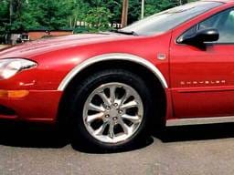 CHRYSLER 300M 4dr QAA Molded Stainless 4pcs Wheel Well Fender Trim WZ39760