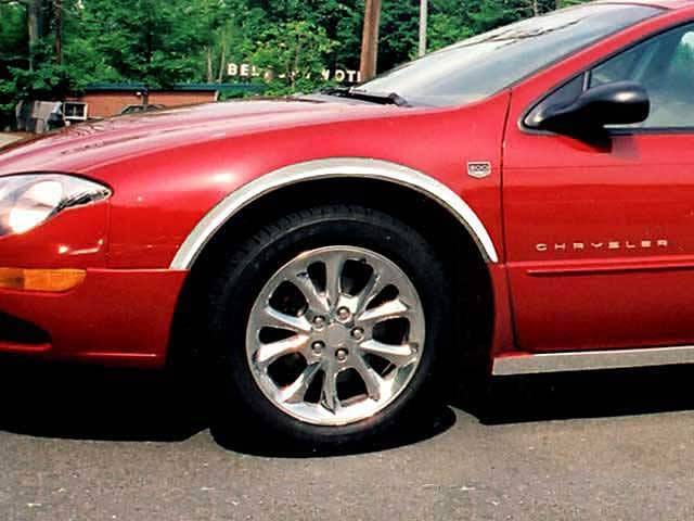 CHRYSLER 300M 4dr QAA Molded Stainless 4pcs Wheel Well Fender Trim WZ39760