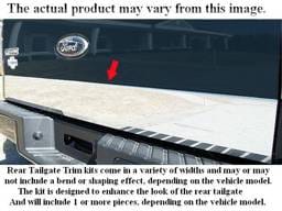 F-250 and F-350 SUPER DUTY 2/4dr QAA Stainless 1pc Tailgate Accent RT39320