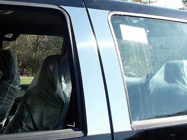 F-250 and F-350 SUPER DUTY 2/4dr QAA Stainless 4pcs Pillar Trim PP39323