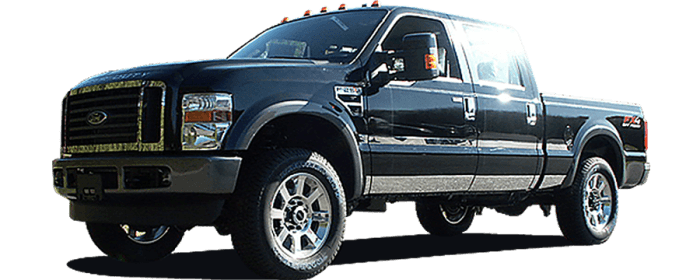 F-250 and F-350 SUPER DUTY 2/4dr QAA Stainless 4pcs Pillar Trim PP39323 thumbnail 3