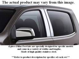 FORD F-250 SUPER DUTY EXTENDED CAB QAA Stainless 4pcs Pillar Trim PP39321