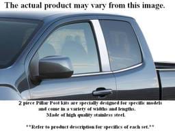 FORD F-250 SUPER DUTY 2dr QAA Stainless 2pcs Pillar Trim PP39320