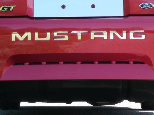 FORD MUSTANG 2dr QAA Stainless 7pcs Graphic/Logo/emblem SGR39351