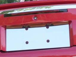 FORD MUSTANG 2dr QAA Stainless 1pcs License Plate Bezel LP39351