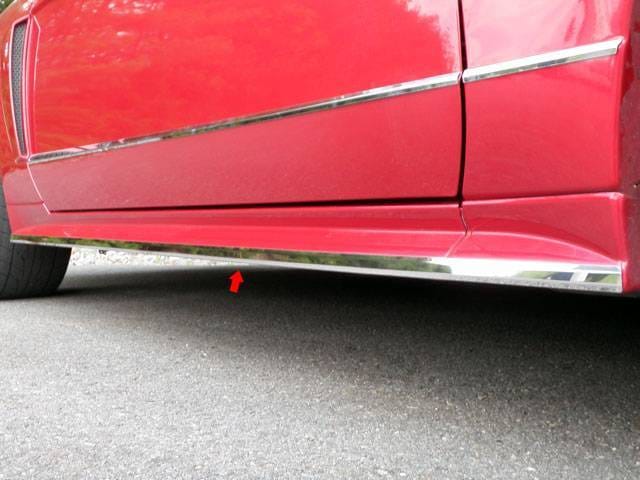FORD MUSTANG 2dr QAA Stainless 2pcs Rocker Panel Trim TH39351