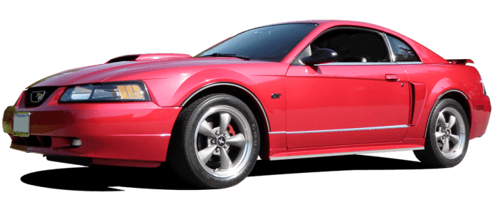 FORD MUSTANG 2dr QAA Stainless 2pcs Rocker Panel Trim TH39351 thumbnail 2