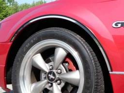 FORD MUSTANG 2dr QAA Stainless 4pcs Wheel Well Accent WQ39351
