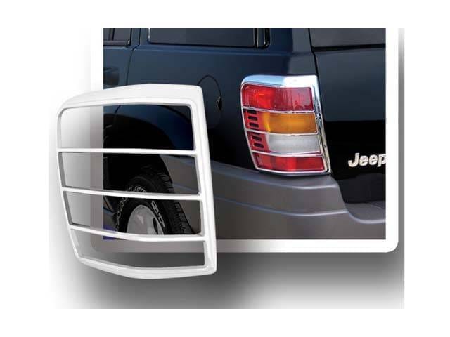 GRAND CHEROKEE 4dr QAA Chrome ABS plastic 2pcs Tail Light Bezels TL39080