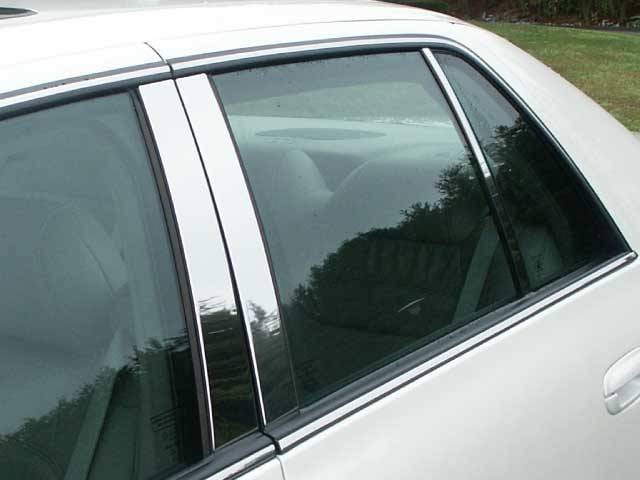 CADILLAC DTS 4dr QAA Stainless 6pcs Pillar Trim PP40246