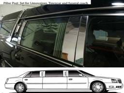 CADILLAC DTS FEDERAL HEARSE QAA Stainless 6pcs Pillar Trim PP40243