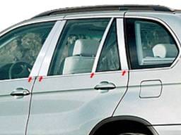 BMW X5 4dr QAA Stainless 8pcs Pillar Trim PP25951