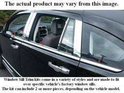 CHEVROLET IMPALA 4dr QAA Stainless 4pcs Window Sill Accent WS40135