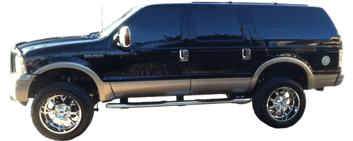 FORD EXCURSION 4dr QAA Chrome ABS plastic 8pcs Door Handle Cover DH39323 thumbnail 5