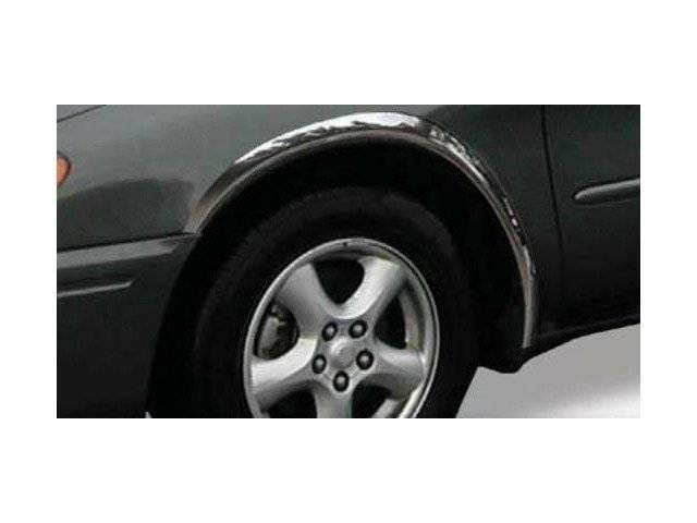 MERCURY SABLE 4dr QAA Molded Stainless 4pcs Wheel Well Fender Trim WZ40660