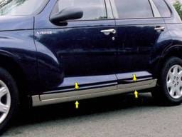 CHRYSLER PT CRUISER 4dr QAA Stainless 8pcs Rocker Panel Trim TH41700