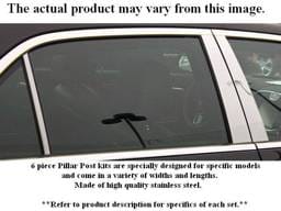 PEUGEOT 307 SW 5dr QAA Stainless 6pcs Pillar Trim PP25840