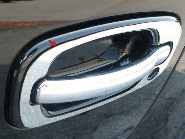 ESCALADE 4dr QAA Chrome ABS plastic 4pcs Door Handle Cover DH42255