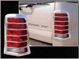 ESCALADE 4dr QAA Chrome ABS plastic 2pcs Tail Light Bezels TL42255