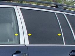 TOYOTA HIGHLANDER 4dr QAA Stainless 6pcs Pillar Trim PP24111