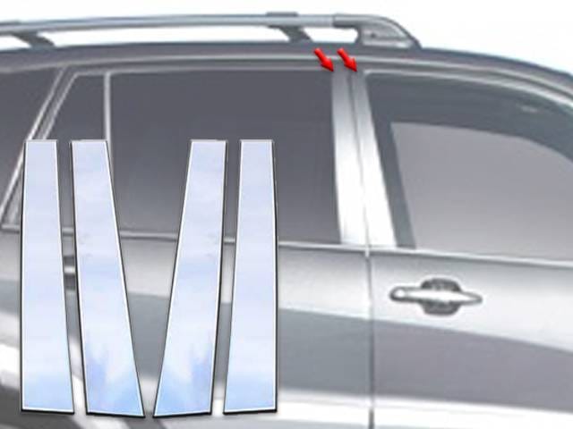 TOYOTA RAV4 4dr QAA Stainless 4pcs Pillar Trim PP21180