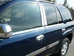 CHEVROLET TRAILBLAZER 4dr QAA Stainless 10pcs Window Sill Accent WS42290