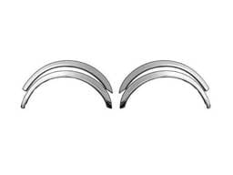 TRAILBLAZER 4dr QAA Molded Stainless 4pcs Wheel Well Fender Trim WZ42291