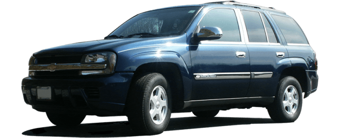 CHEVROLET TRAILBLAZER 4dr QAA Stainless 4pcs Rocker Panel Trim TH42165 thumbnail 2