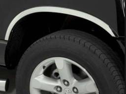 DODGE RAM 4dr QAA Molded Stainless 4pcs Wheel Well Fender Trim WZ42936