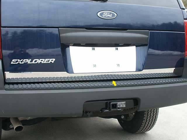 FORD EXPLORER 4dr QAA Stainless 1pcs Rear Deck Accent RD44330