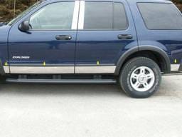 FORD EXPLORER 4dr QAA Stainless 8pcs Rocker Panel Trim TH44330