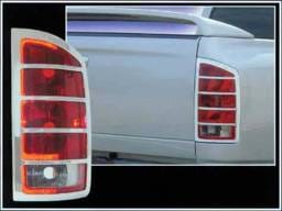 DODGE RAM Full Size QAA Chrome ABS plastic 2pcs Tail Light Bezels TL42935