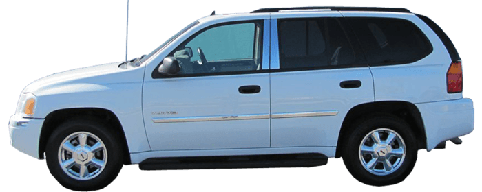 GMC ENVOY 4dr QAA Stainless 6pcs Rocker Panel Trim TH42294 thumbnail 2