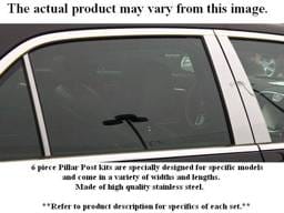 Fits Infiniti Q45 4dr QAA Stainless 6pcs Pillar Trim PP22041