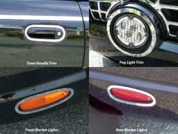 FORD THUNDERBIRD 2dr QAA Stainless 8pcs Marker Light Accent ML43670