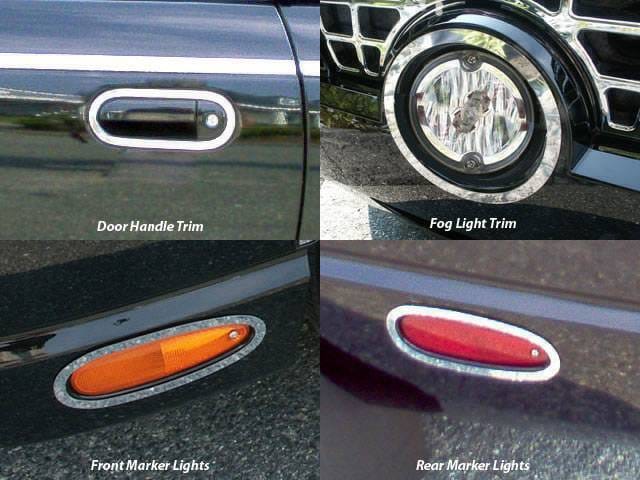 FORD THUNDERBIRD 2dr QAA Stainless 8pcs Marker Light Accent ML43670