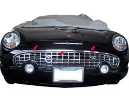 FORD THUNDERBIRD 2dr QAA Stainless 1pcs Grille Accent SG43670