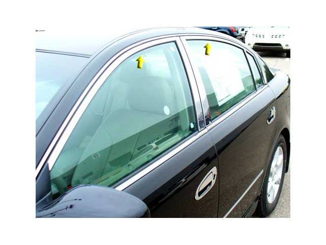 Fits Nissan ALTIMA 4dr QAA Stainless 4pcs Window Accent Package WP22551